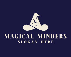 Magician Wizard Hat logo design