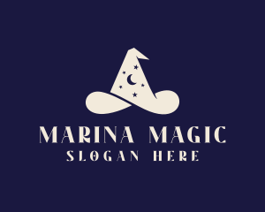 Magician Wizard Hat logo design