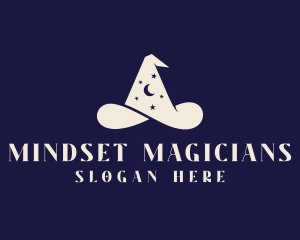 Magician Wizard Hat logo design