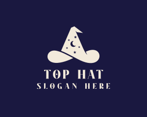 Magician Wizard Hat logo design