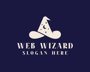 Magician Wizard Hat logo design