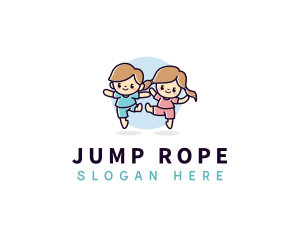 Kids Playful Jumping logo