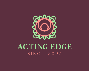 Yoga Rose Bud logo design