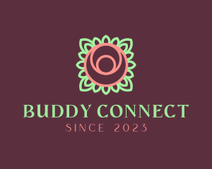 Yoga Rose Bud logo design