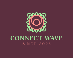 Yoga Rose Bud logo design