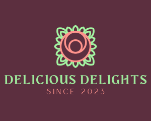 Yoga Rose Bud logo design