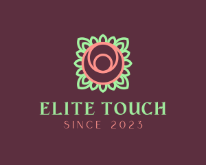 Yoga Rose Bud logo design