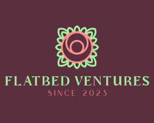 Yoga Rose Bud logo design