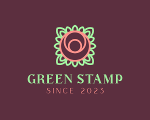 Yoga Rose Bud logo design