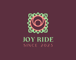 Yoga Rose Bud logo design