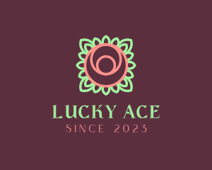 Yoga Rose Bud logo design