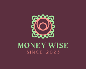 Yoga Rose Bud logo design