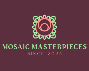 Yoga Rose Bud logo design