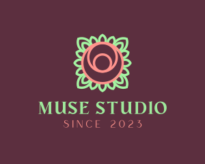 Yoga Rose Bud logo design