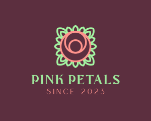 Yoga Rose Bud logo design