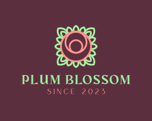 Yoga Rose Bud logo design