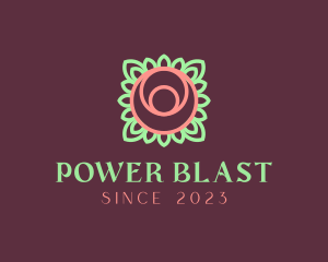 Yoga Rose Bud logo design