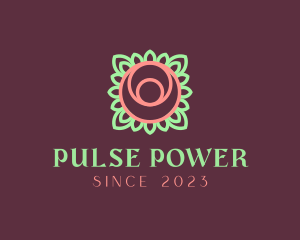 Yoga Rose Bud logo design