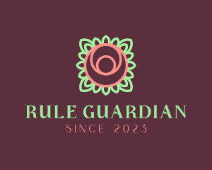 Yoga Rose Bud logo design