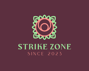 Yoga Rose Bud logo design