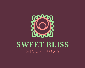 Yoga Rose Bud logo design