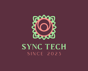 Yoga Rose Bud logo design