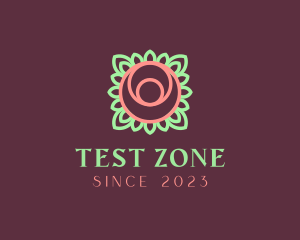 Yoga Rose Bud logo design