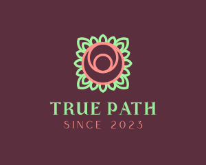 Yoga Rose Bud logo design