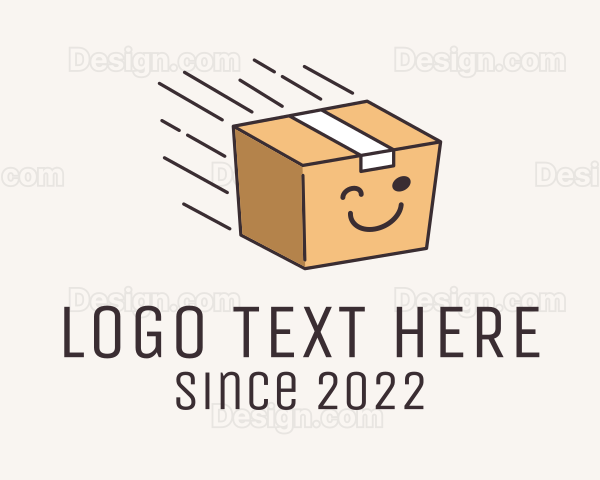 Delivery Smiley Box Logo