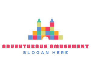 Cube Castle Theme Park  logo design