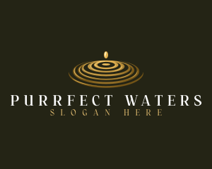 Drip Ripple Water  logo design