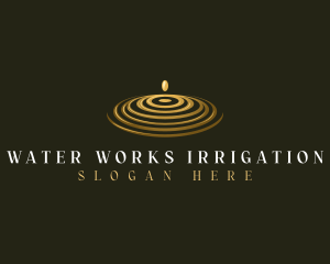 Drip Ripple Water  logo design