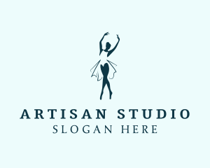 Ballerina Dance Studio logo design