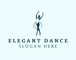 Ballerina Dance Studio logo design