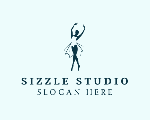 Ballerina Dance Studio logo design