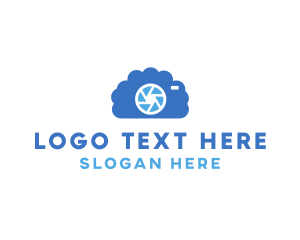 Photograph - Blue Cloud Camera logo design