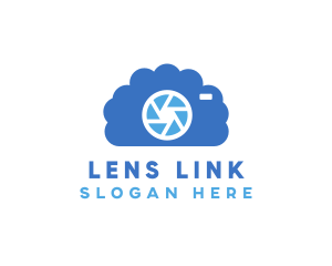 Blue Cloud Shutter logo design