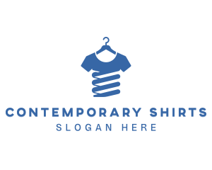 Tailor Shirt Hanger  logo design