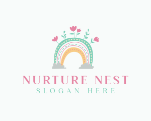 Rainbow Nursery Flowers logo