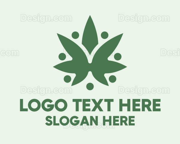 Weed Leaf People Logo