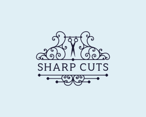 Haircut Barber Grooming logo design