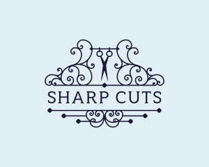 Haircut Barber Grooming logo design