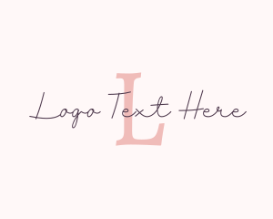 Delicate Handwritten Signature logo