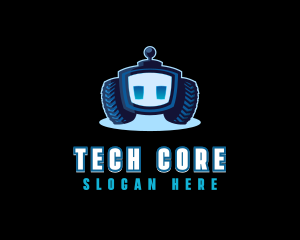 Car Robot Tech logo design