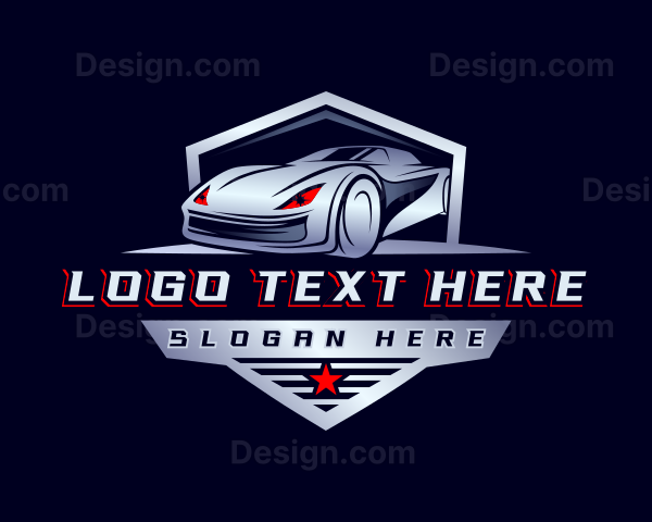 Automotive Racing Car Logo