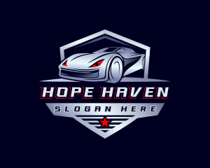 Automotive Racing Car Logo