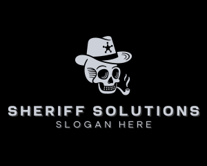 Sheriff Skull Cigarette logo