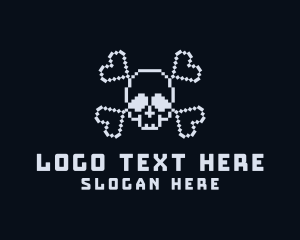Pixel Skull Bones logo