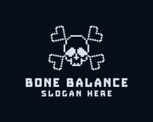 Pixel Skull Bones logo