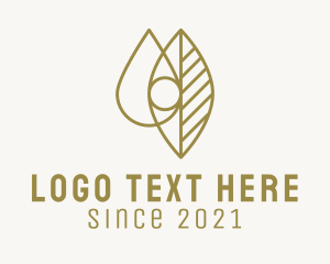 Organic Brown Leaf Oil  logo